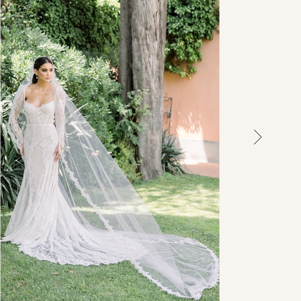 Toni Federici Cathedral Wedding Veil Lace